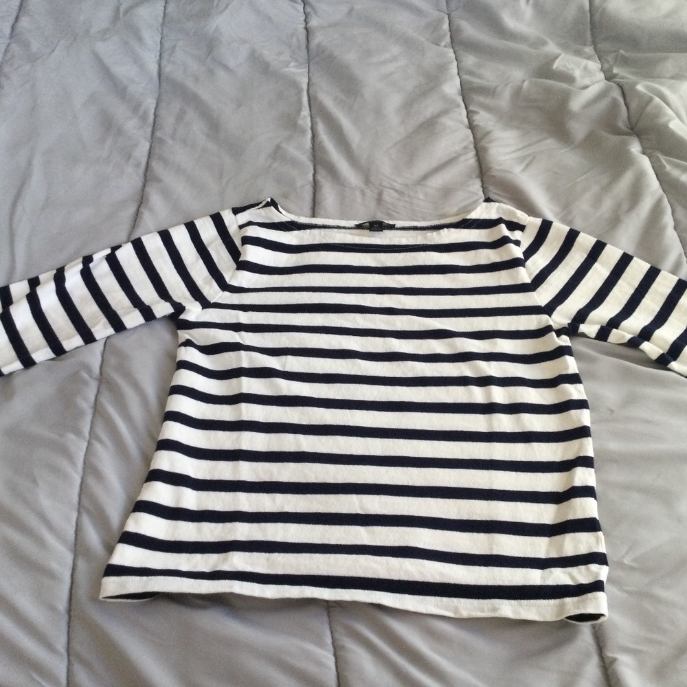 J.crew women top boat neck